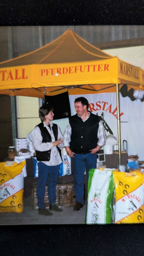 Unser erster Pferdefutter Promotion Stand Manuela und Udo Franck