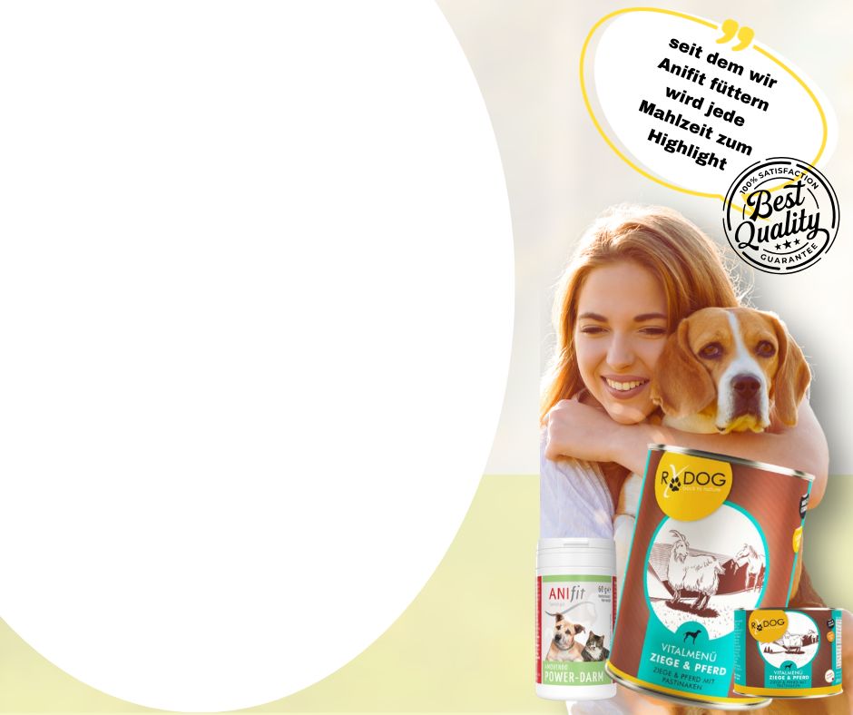 Anifit Futerumstellungspaket für kleiner sensible Hunderassen Ziege und Pferd RyDog