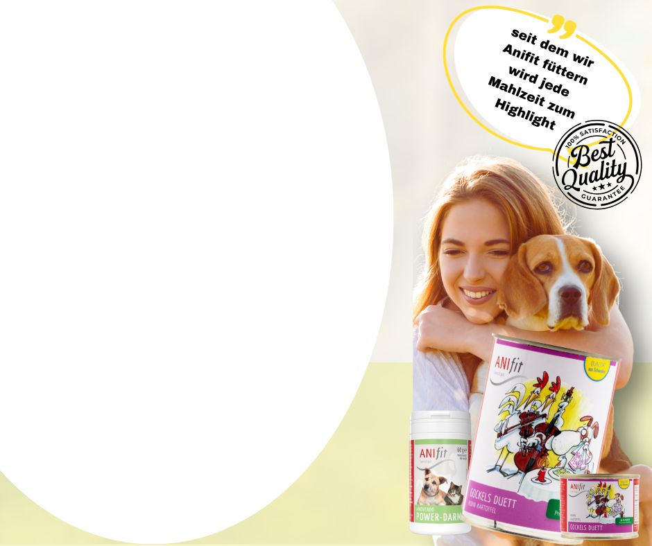 Anifit Futterumstellungspaket für kleine Hunde. Gockels Duett